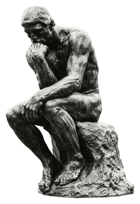 Escultura de El pensador